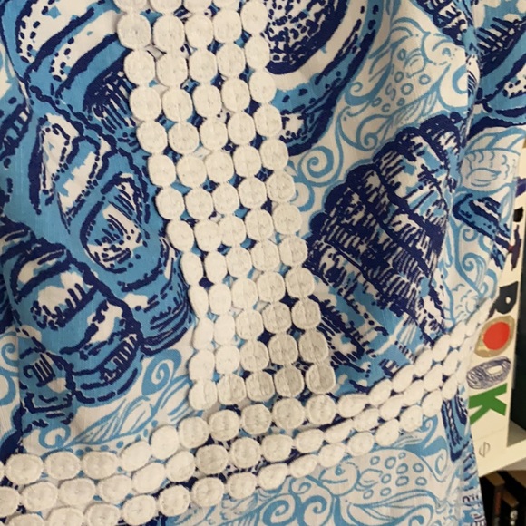 Lilly Pulitzer Blue Seashells Mini Dress - Picture 2 of 6